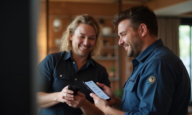 Client learning to use AV system