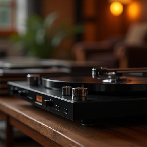 Hi-Fi amplifier and vinyl setup